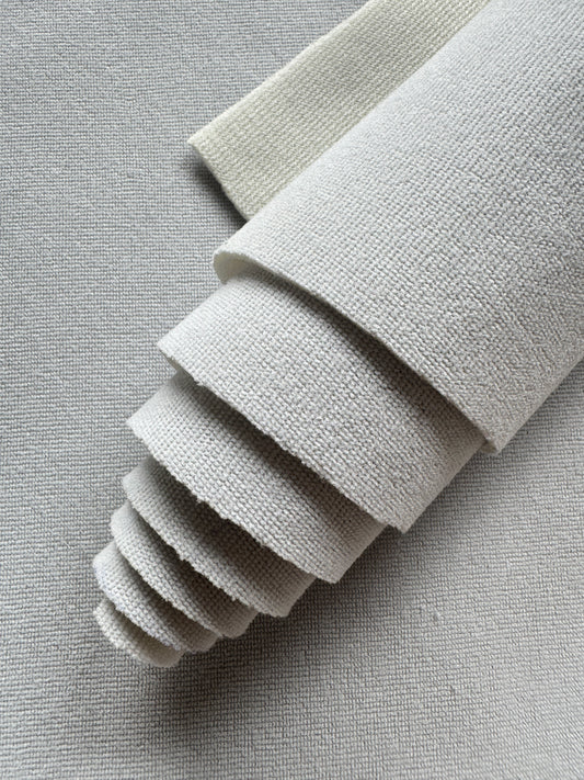 LIght gray lining fabric for bespoke sneakers