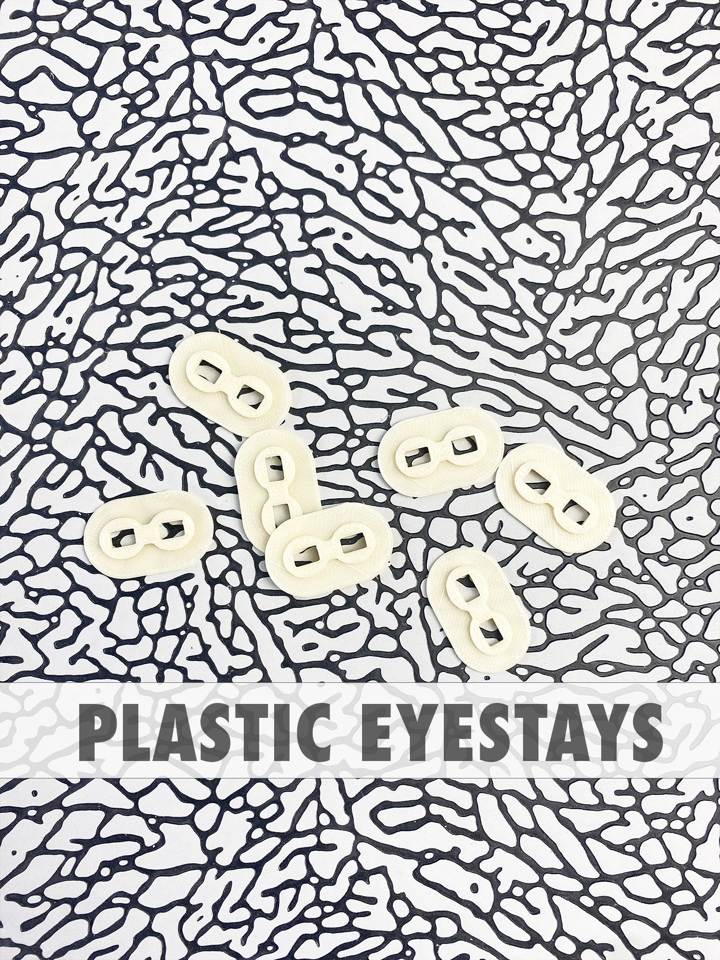 Plastic eyelets for air max 1 customizing. 8 eyelets set. bespoke sneakers