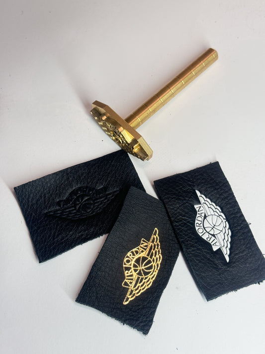 AJ 1 Air wings logo brass stamps